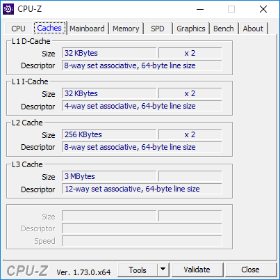 cpu-z 2 caches