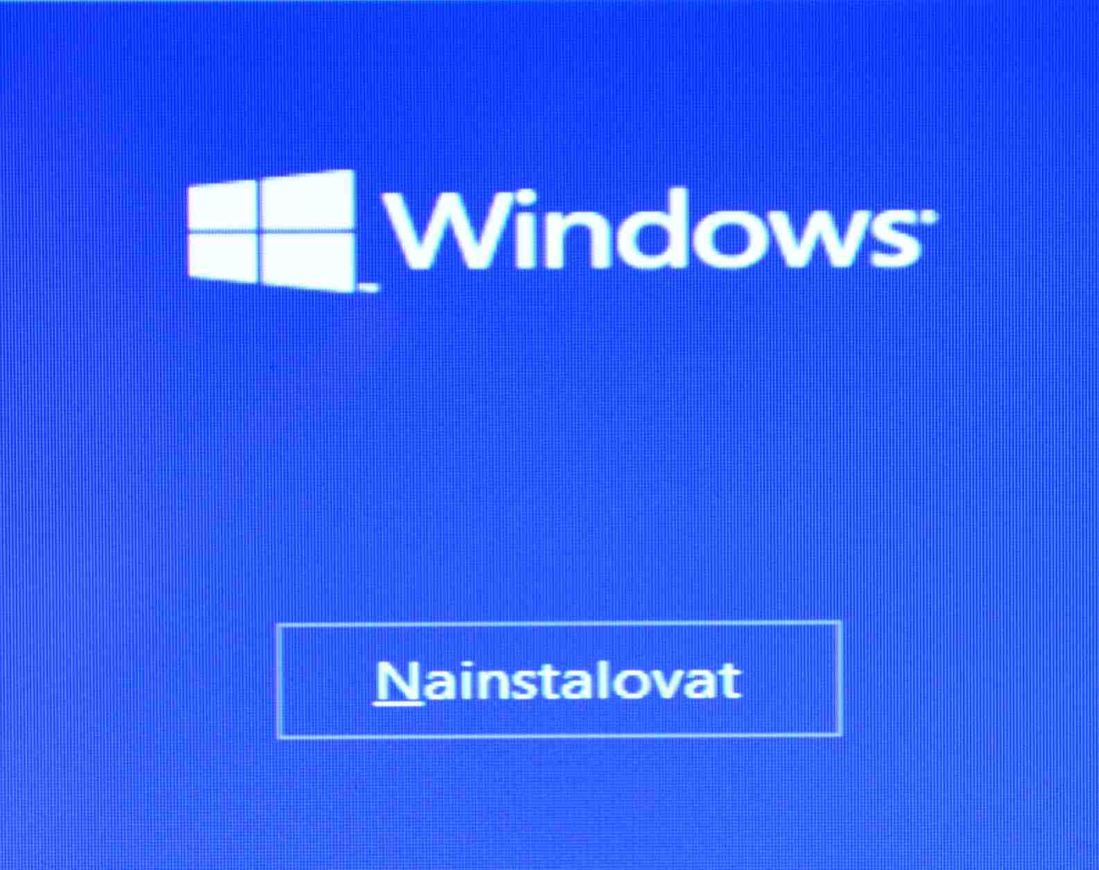 windows 10 instalace