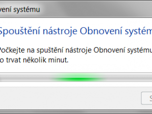 Obnovení systému Windows 7