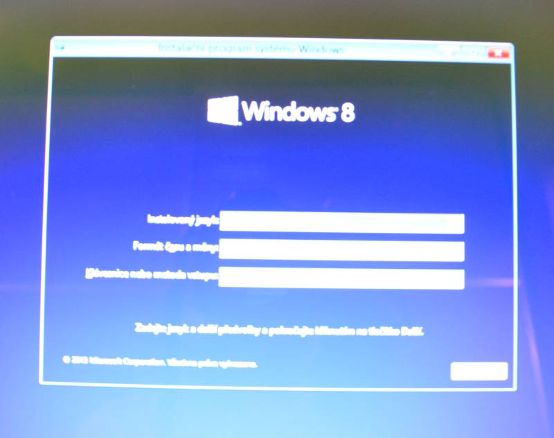 Windows 8 instalace 3