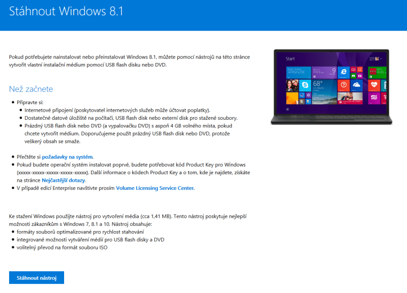 Windows 8 instalační disk