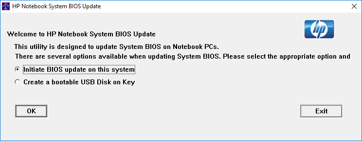 Bios update HP 4520 7
