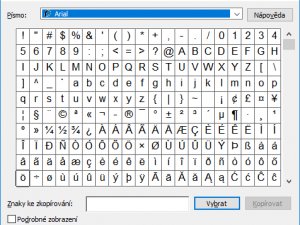 Jak napsat na klávesnici speciální znaky