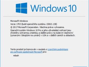 Jak zjistit verzi Windows 10 v počítači