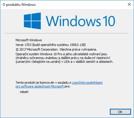 Jak zjistit verzi Windows 10 v počítači 2