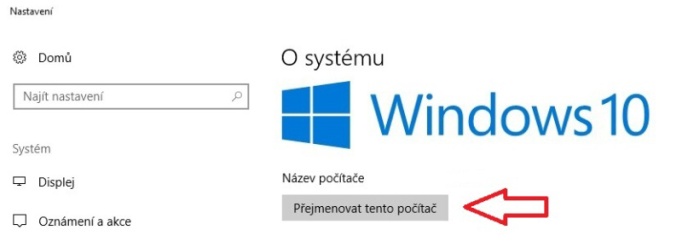 změna názvu počítače windows 10 1