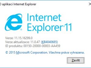 Internet Explorer 11 pro Windows 10
