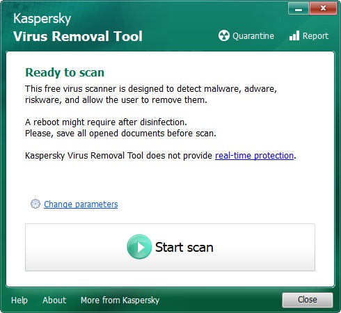 Kaspersky Virus Removal Tool 4