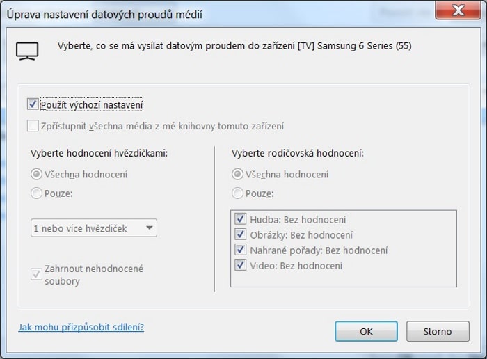 DLNA ve Windows 7. Nastavení, připojení, sdílení 5