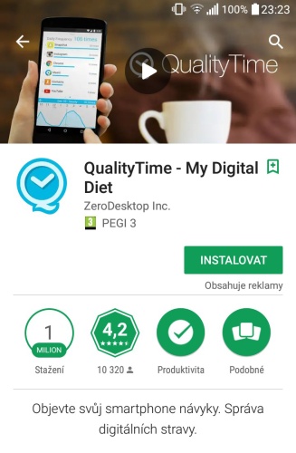 Quality Time aplikace 01