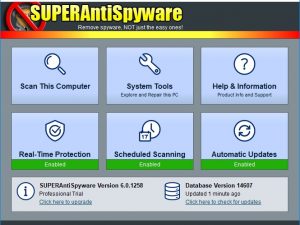 SUPERAntiSpyware vyčistí váš počítač