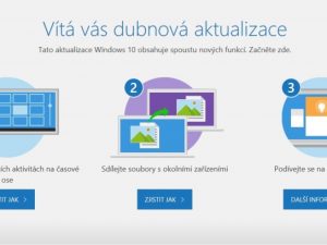 Jarní aktualizace Windows 10 – April update 2018