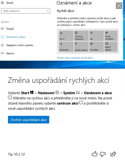 Jarní aktualizace Windows 10 - April update 2018 - 45
