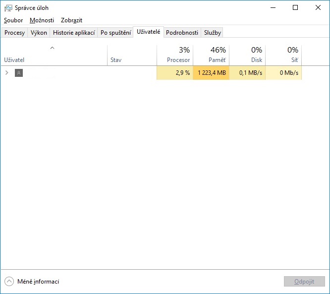 Správce úloh (task manager) Windows 10 - 06