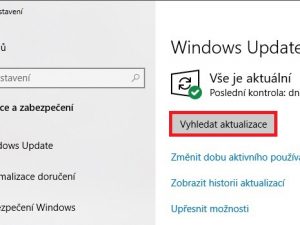 Jak spustit službu Windows Update ve Win10