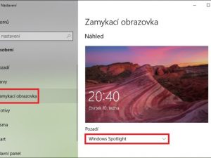 Windows Spotlight najde tapety na přihlašovací obrazovce Windows 10