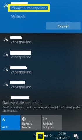 Jak připojit notebook k internetu přes Wifi 6