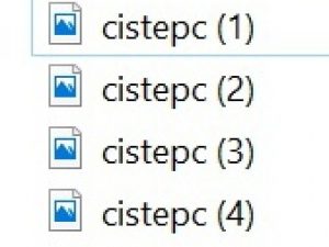Hromadné přejmenování souborů ve Windows 10