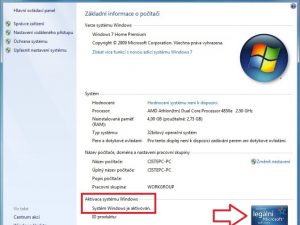 Jak aktivovat Windows 7 a odstranit hlášku Tato kopie systému není pravá