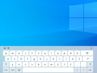Dotyková klávesnice ve Windows 10 - 3