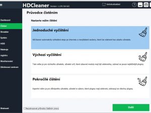 HDCleaner smaže nepotřebné soubory na pevném disku, ale umí toho mnohem víc