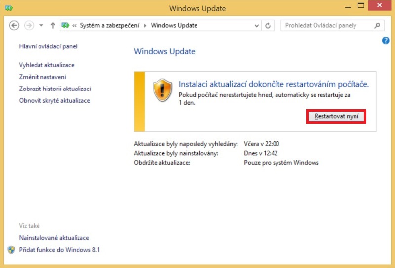 Windows 8.1 aktualizace 6