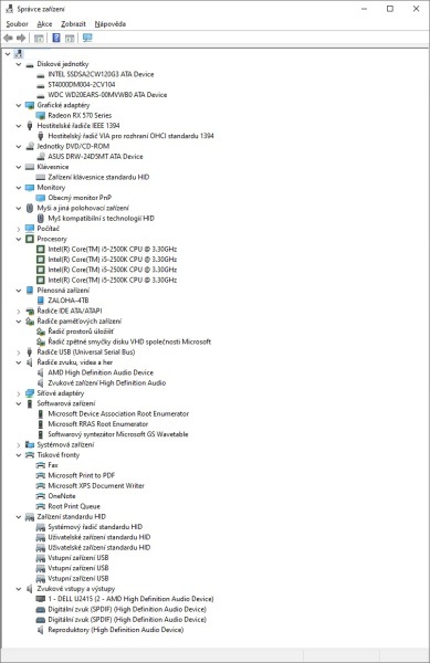 Správce zařízení Windows 10 - 2