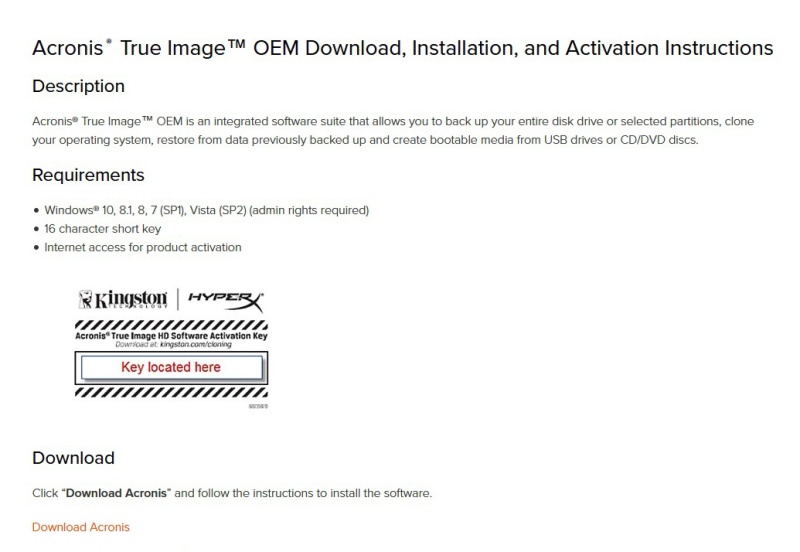 Integral Awakening exempt Acronis True Image OEM - recenze bezplatné verze • Čisté PC