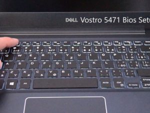 Nastavení BIOSu v notebooku Dell Vostro 5471