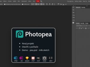 Grafický editor Photopea.com je zdarma a ani ho nemusíte stáhnout