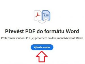Převod PDF do Wordu online a zdarma
