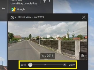 Street View Google mapy