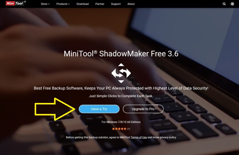 MiniTool ShadowMaker FREE 01