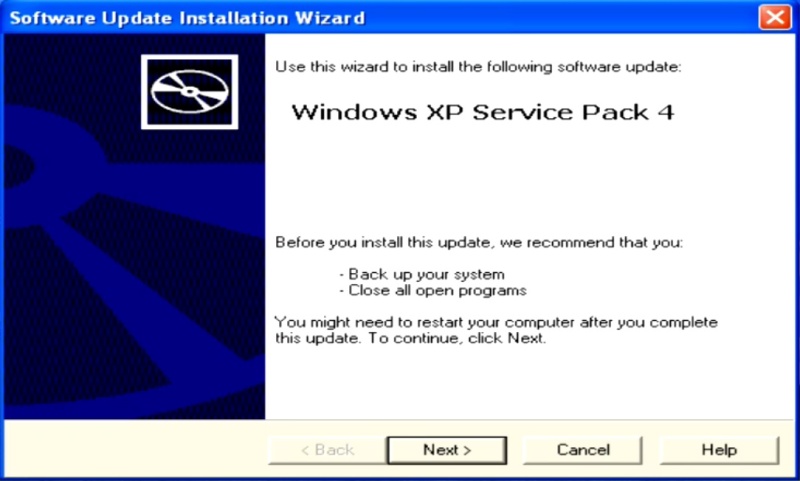 Windows XP Service Pack 4