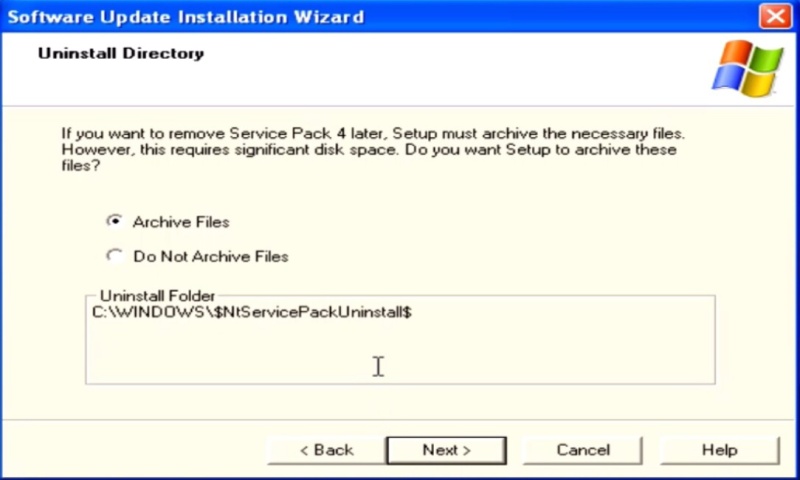 Windows XP Service pack 4 - 4