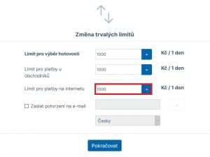 Jak aktivovat platbu kartou přes internet Česká spořitelna