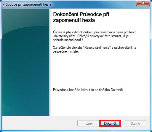 Disk pro resetování hesla Windows 7 - 6