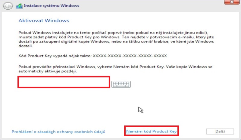 Instalace Windows 11 - 2