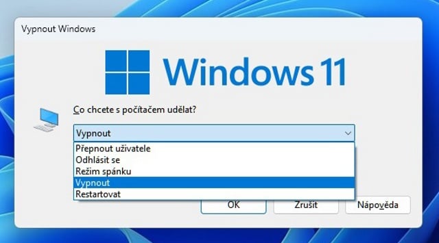 Jak vypnout Windows 11 verze 3