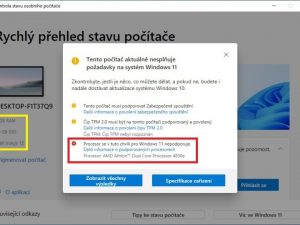 Jak nainstalovat Windows 11 na starý počítač bez TPM