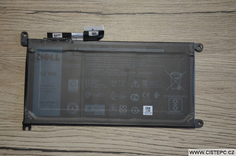 Výměna baterie v notebooku Dell 6