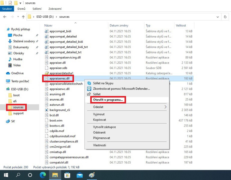Windows 11 úprava DLL souboru