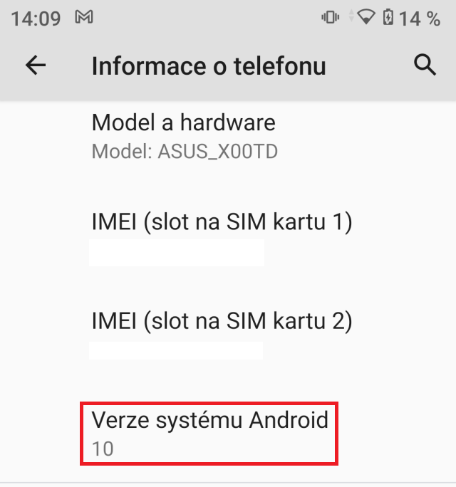 Asus X00TD Android 10