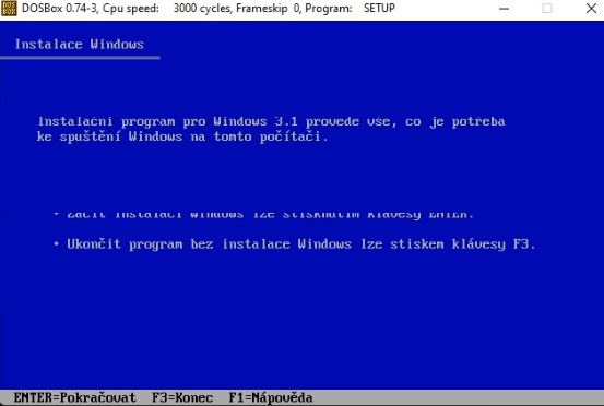 Windows 3.1 instalace - 02