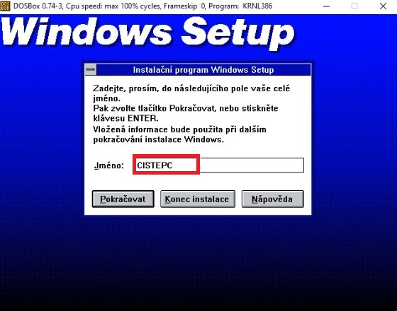 Windows 3.1 instalace - 06