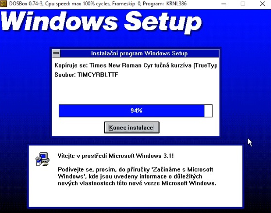 Windows 3.1 instalace - 08