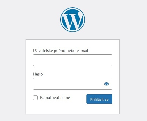Wordpress login