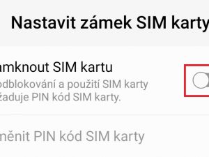 Jak vypnout PIN SIM karty telefonu Samsung