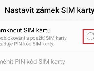 Jak vypnout PIN SIM karty 4