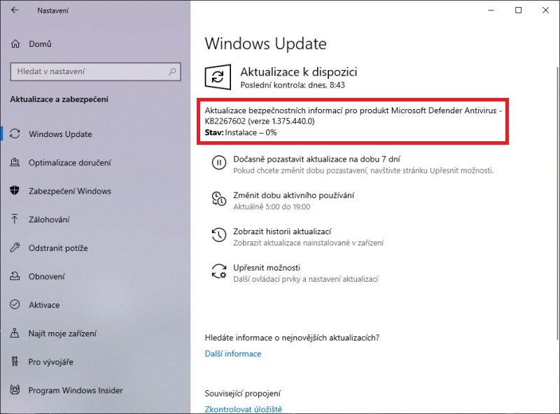 Aktualizace Windows 10 - 3